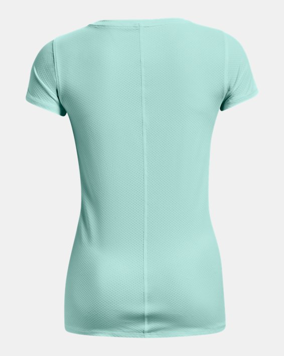 Women's HeatGear® Armour Short Sleeve, Green, pdpMainDesktop image number 5